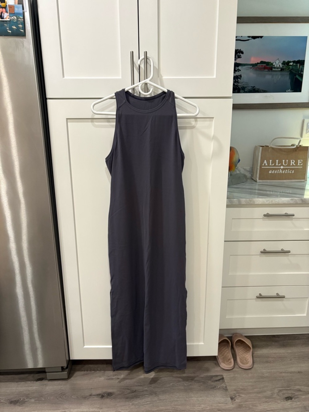 Sleeveless lululemon  Maxi Dress in Charcoal Gray -